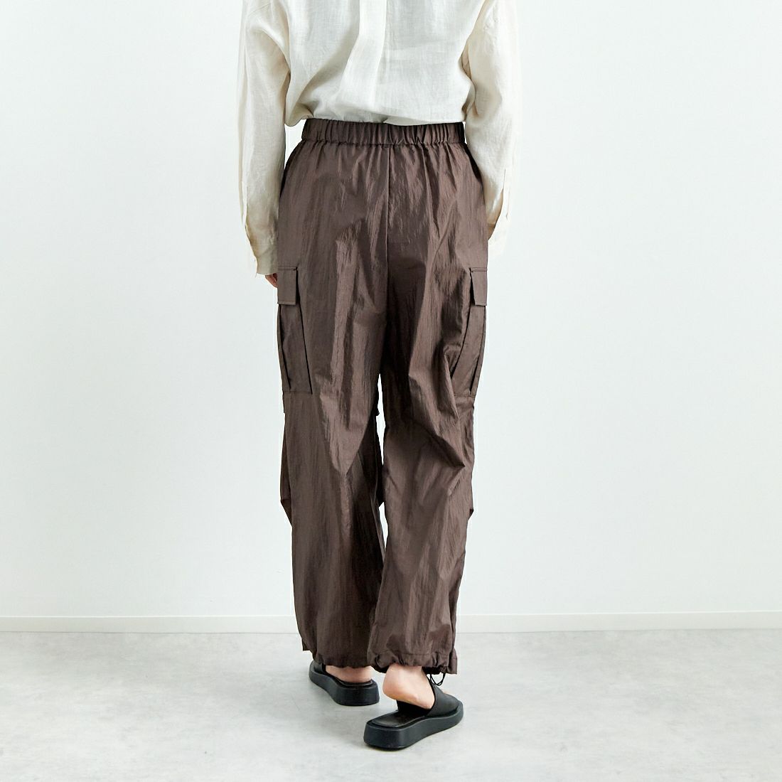 Jeans Factory Clothes [ジーンズファクトリークローズ] ダイヤモンドワッシャーパラシュートパンツ [21254060] 061 ｸﾞﾘｰﾝ