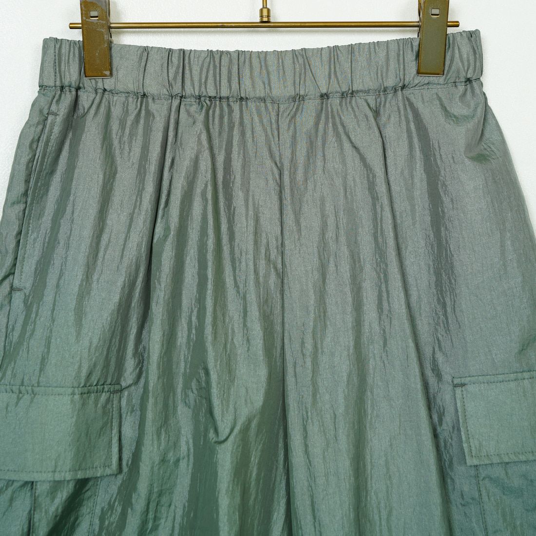 Jeans Factory Clothes [ジーンズファクトリークローズ] ダイヤモンドワッシャーパラシュートパンツ [21254060] 061 ｸﾞﾘｰﾝ