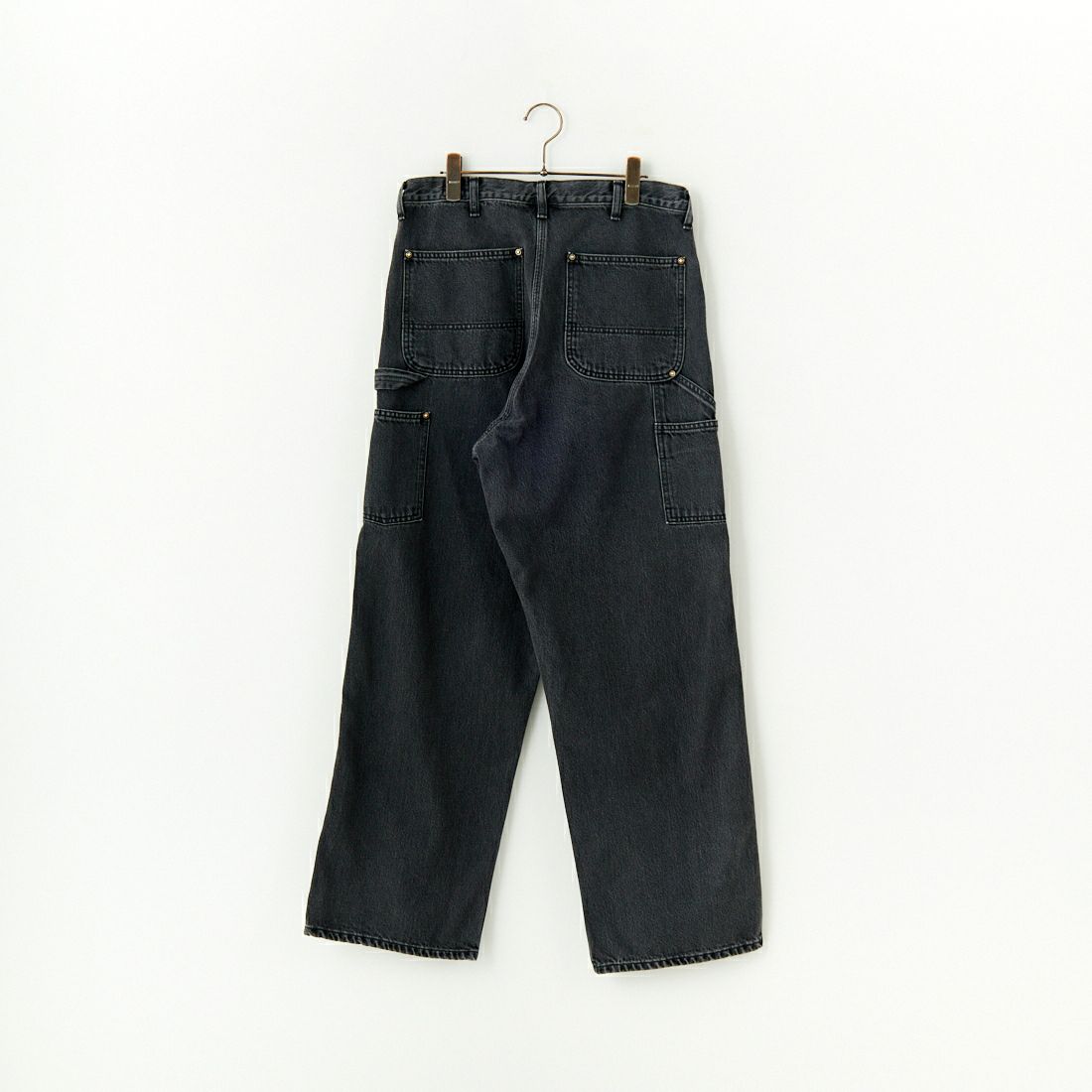 orSlow [オアスロウ] ダッドフィット デニムペインターパンツ [01-5328] D61S BLACK