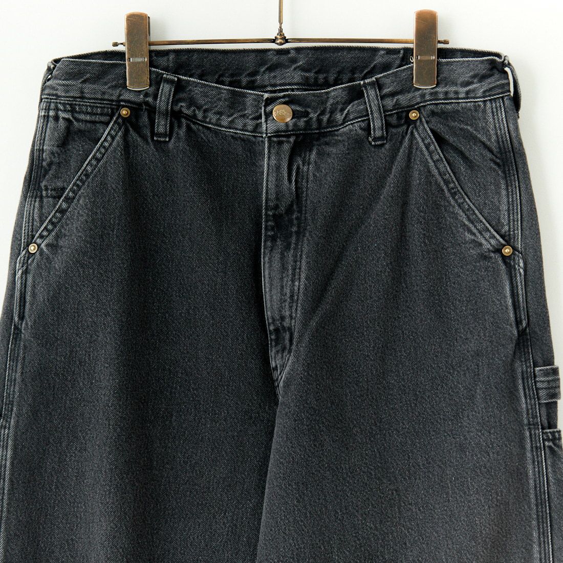 orSlow [オアスロウ] ダッドフィット デニムペインターパンツ [01-5328] D61S BLACK