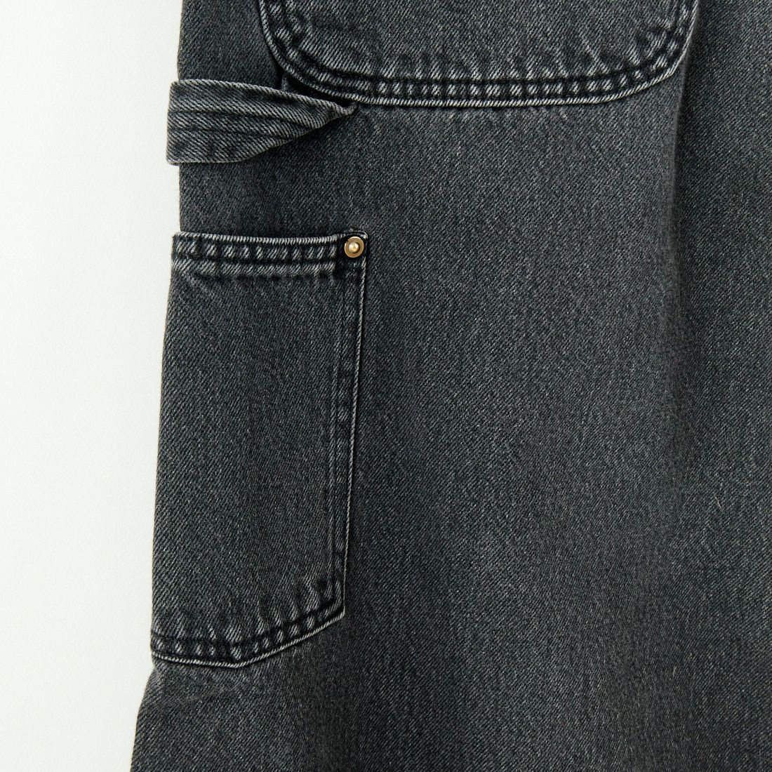 orSlow [オアスロウ] ダッドフィット デニムペインターパンツ [01-5328] D61S BLACK
