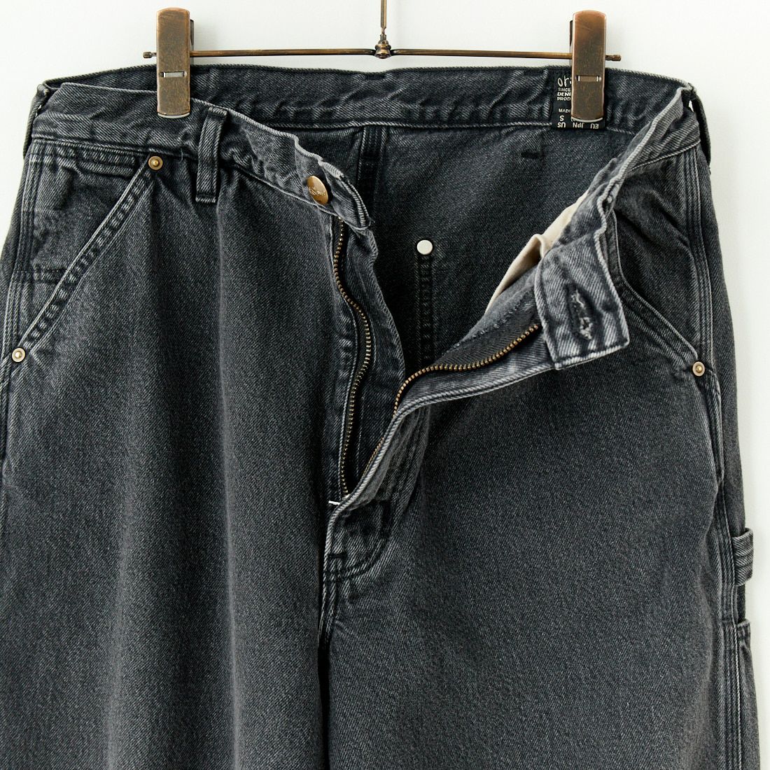 orSlow [オアスロウ] ダッドフィット デニムペインターパンツ [01-5328] D61S BLACK