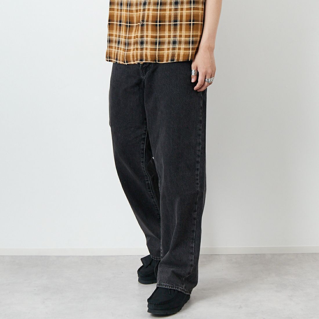 LEVI'S [リーバイス] 578 バギージーンズ [A4750-00] 20 8AM IN &&モデル身長：179cm 着用サイズ：32&&