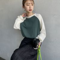 GRN/OFF&&モデル身長：150cm 着用サイズ：F&&