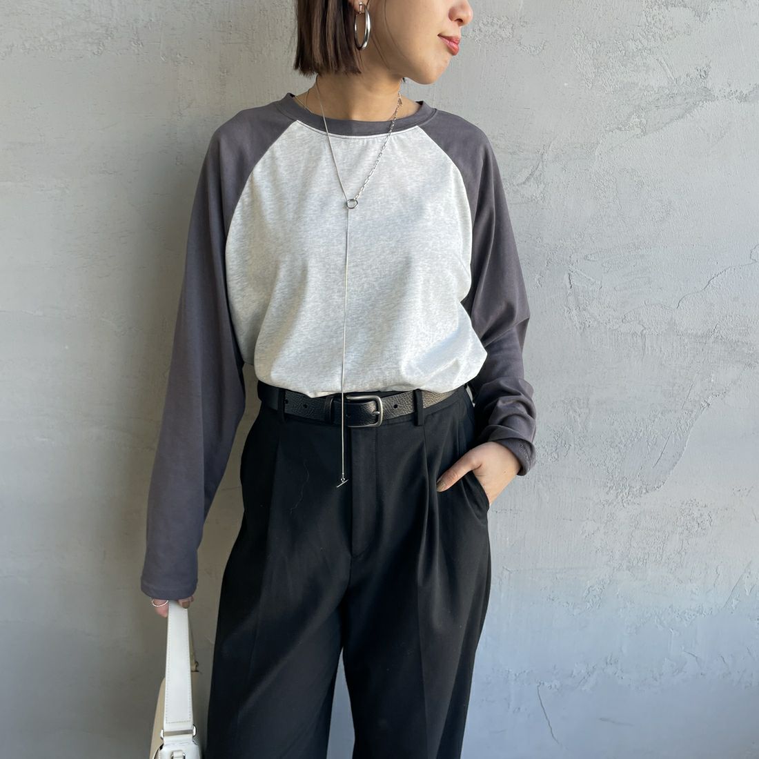 ASH/CHA&&モデル身長：159cm 着用サイズ：F&&