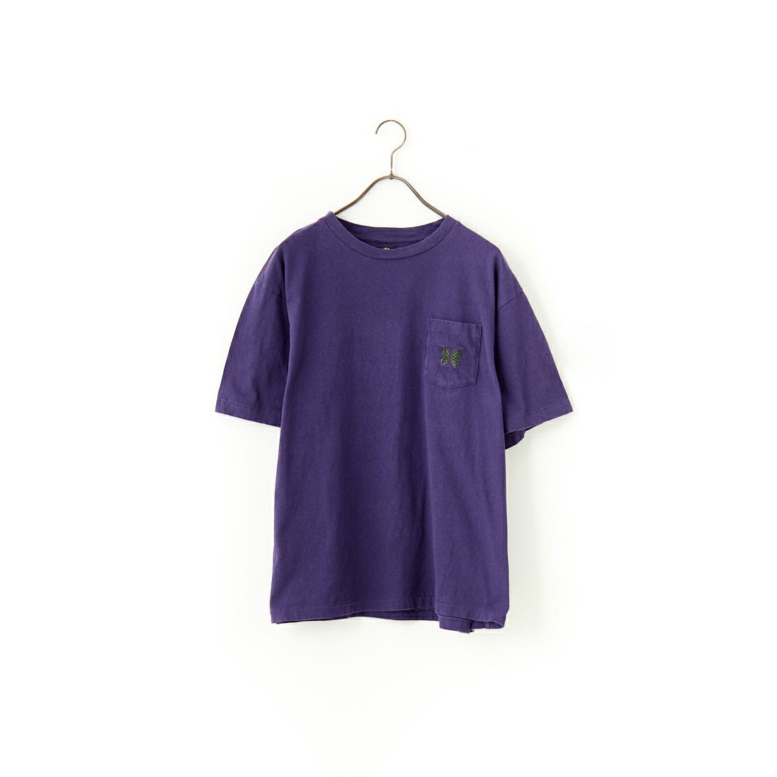 Needles [ニードルズ] パピヨン刺繍ポケットTシャツ [QV357]｜ジーンズ 