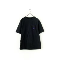 即完売モデル】ニードルス☆パピヨン刺繍ロゴ ポケットTシャツ