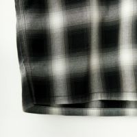 ブラウス シャツ orSlow / オンブレ チェック オープンカラー シャツ レディース セール】orSlow / オンブレ チェック オープンカラー シャツ