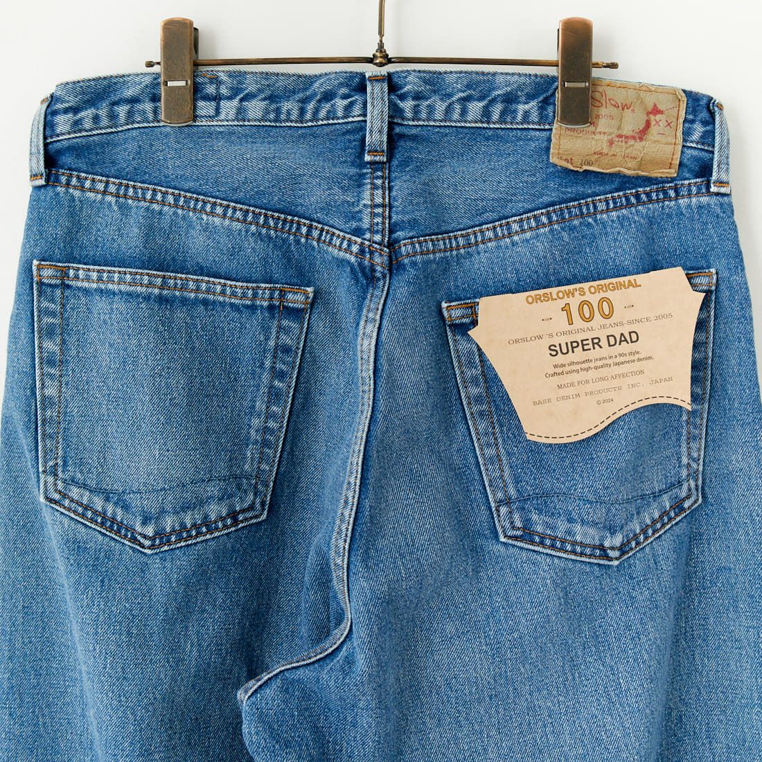 orSlow [オアスロウ] スーパーダッドデニムパンツ [01-1100W] 95 DENIM U