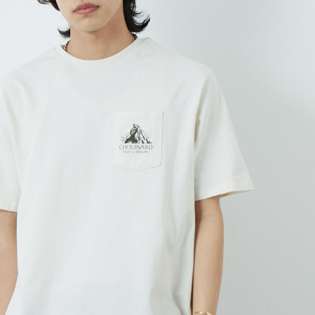 patagonia [パタゴニア] シュイナード クレスト ポケット レスポンシビリティーTシャツ [37770] BCW &&モデル身長：179cm 着用サイズ：L&&