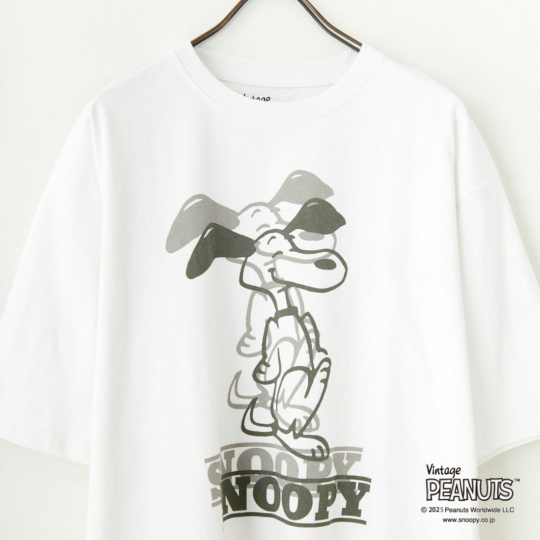 Johnbull [ジョンブル] PEANUTS SNOOPY Tシャツ [JT251C50] 001 ﾎﾜｲﾄ