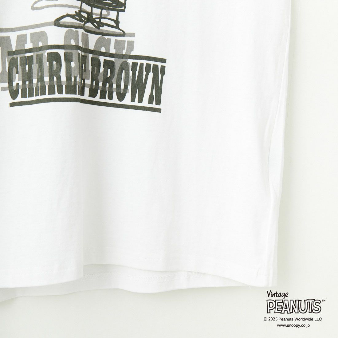 Johnbull [ジョンブル] PEANUTS CHARLIE BROWN Tシャツ [JT251C52] 001 ﾎﾜｲﾄ