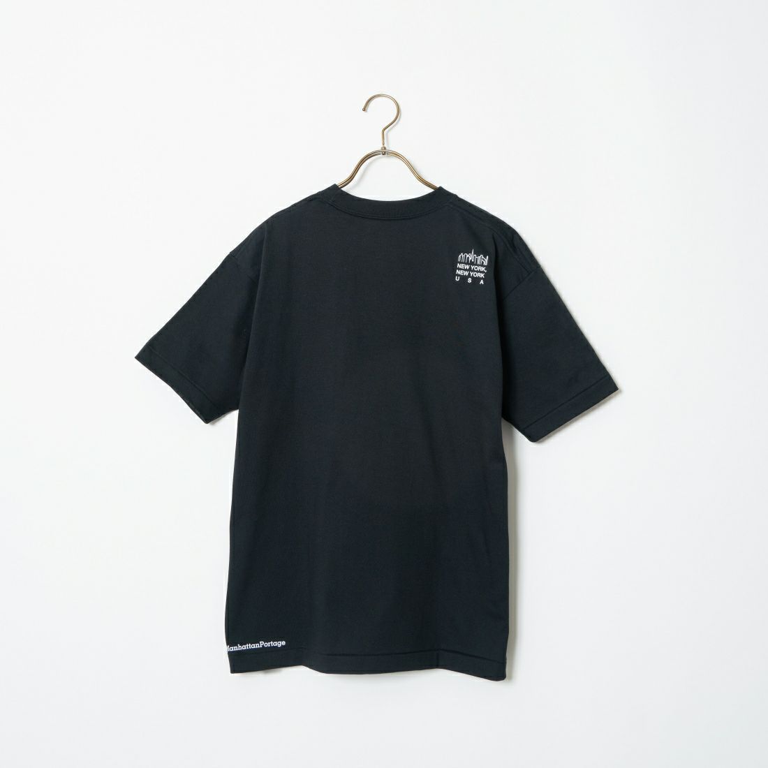 MANHATTAN PORTAGE [マンハッタンポーテージ] ショートスリーブ プリントTシャツ [MP-M579] BLACK