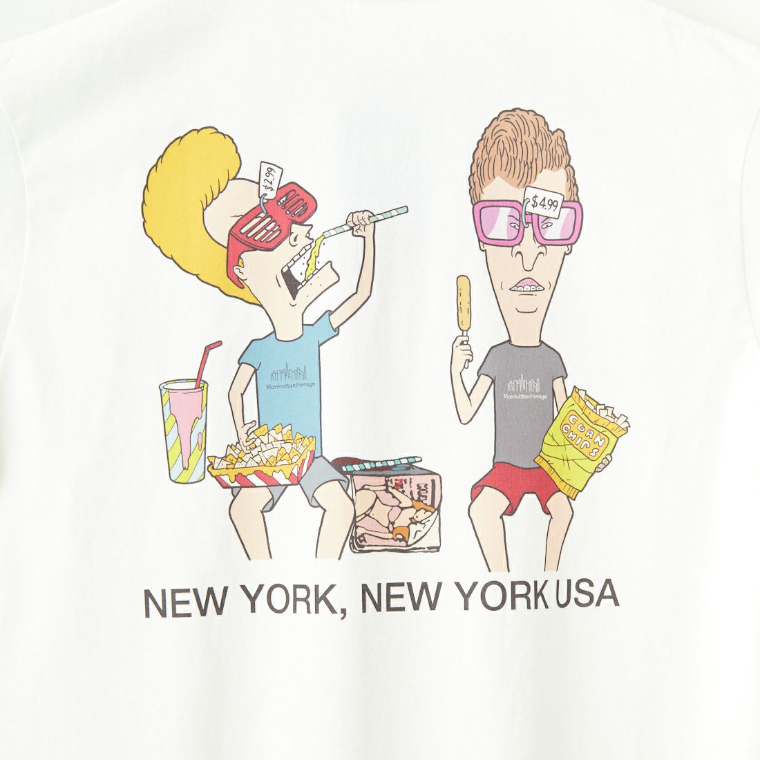 MANHATTAN PORTAGE [マンハッタンポーテージ] ショートスリーブ プリントTシャツ [25SS-MP-M617] WHITE