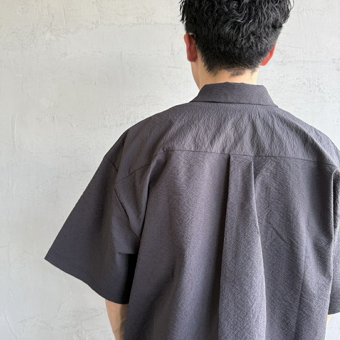 THOUSAND MILE [サウザンド マイル] 別注 ショートスリーブシャツ＆パンツ セットアップ [TM251SS50481-JF] CHARCOAL