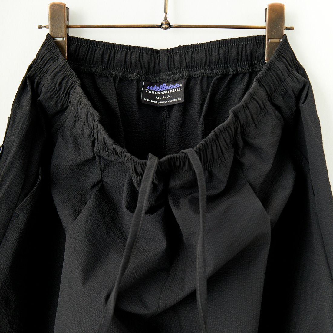THOUSAND MILE [サウザンド マイル] 別注 ショートスリーブシャツ＆パンツ セットアップ [TM251SS50481-JF] BLACK