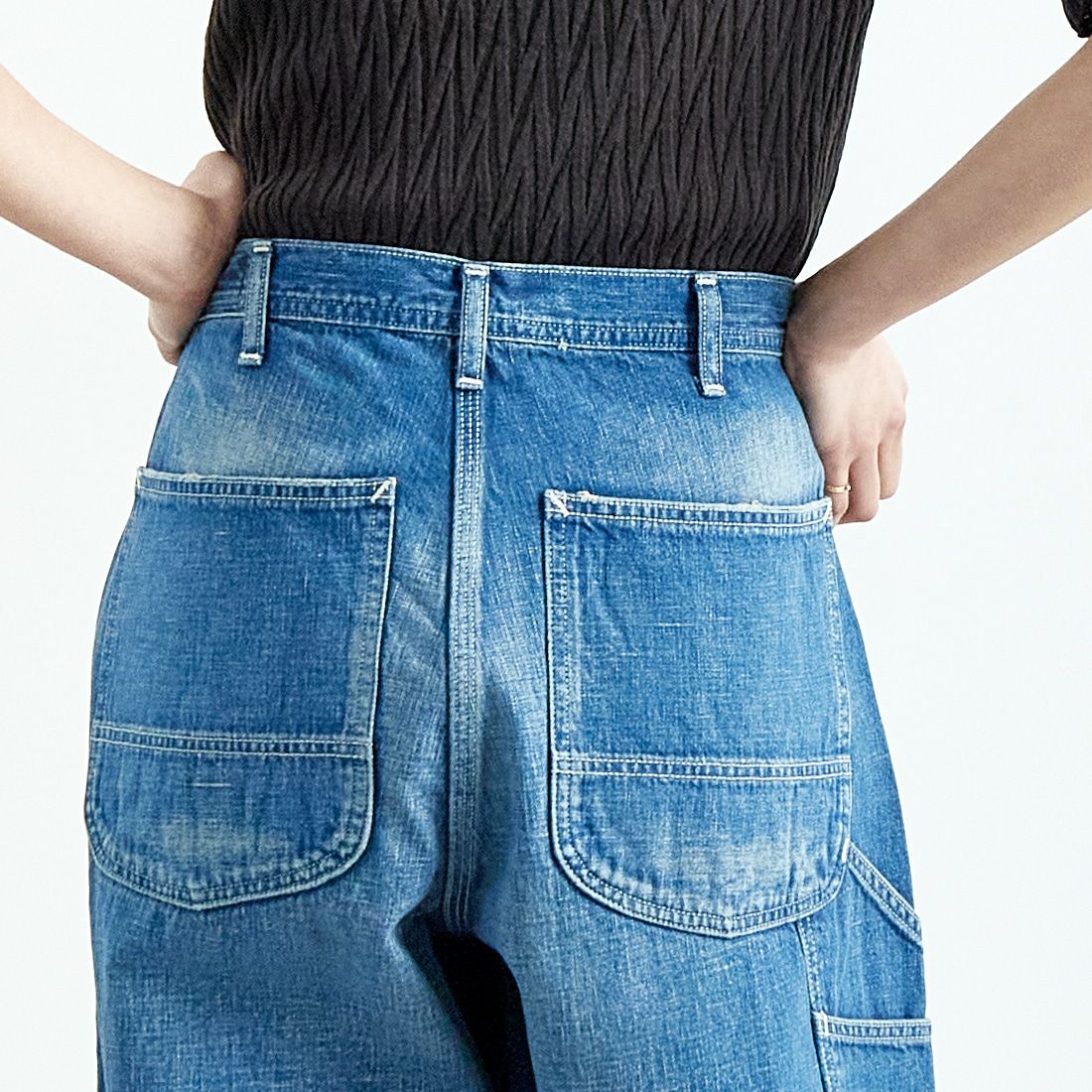 orSlow [オアスロウ] 30sワイドフィットペインターパンツ [01-5126] 95 DENIM U