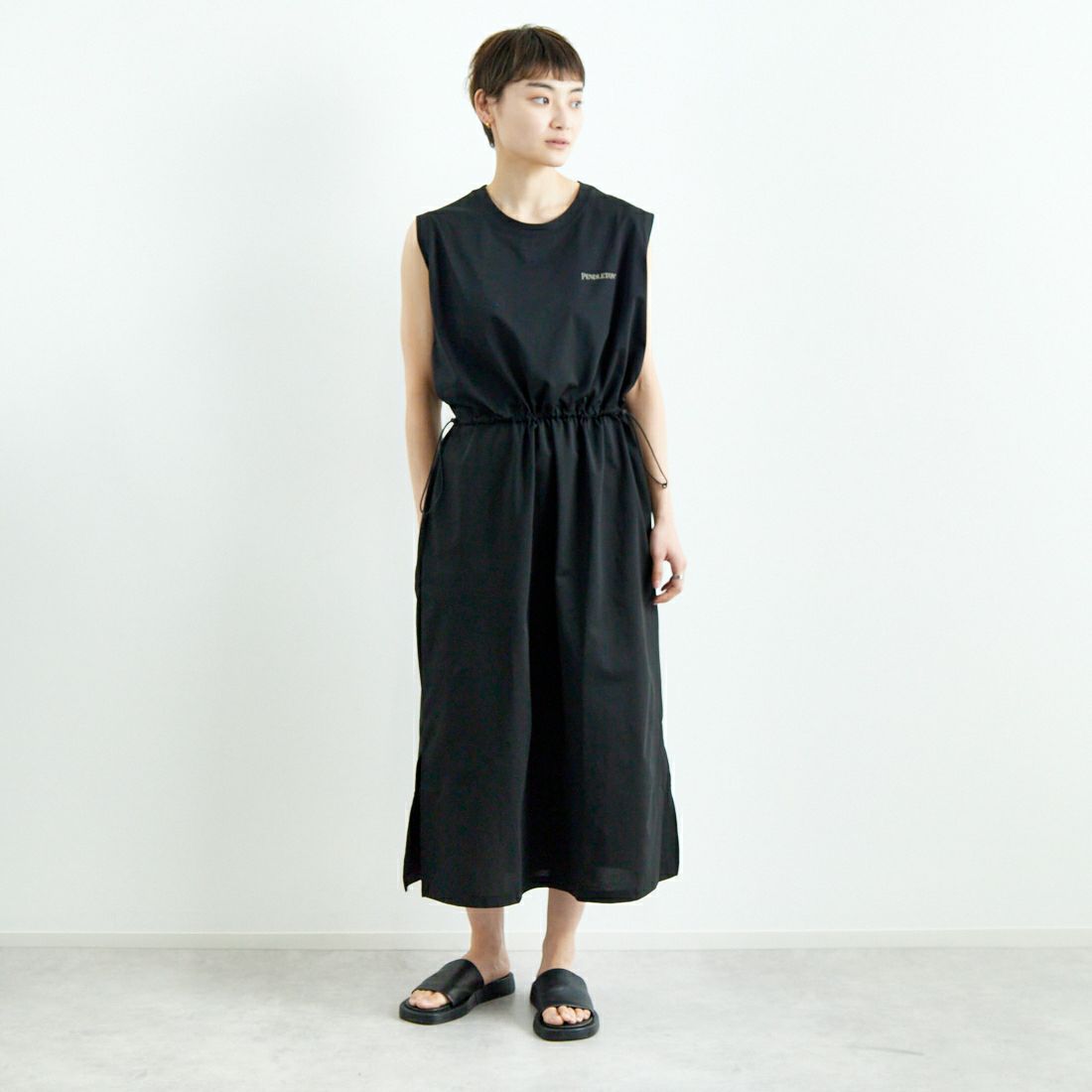 49 BLACK&&モデル身長：160cm 着用サイズ：F&&