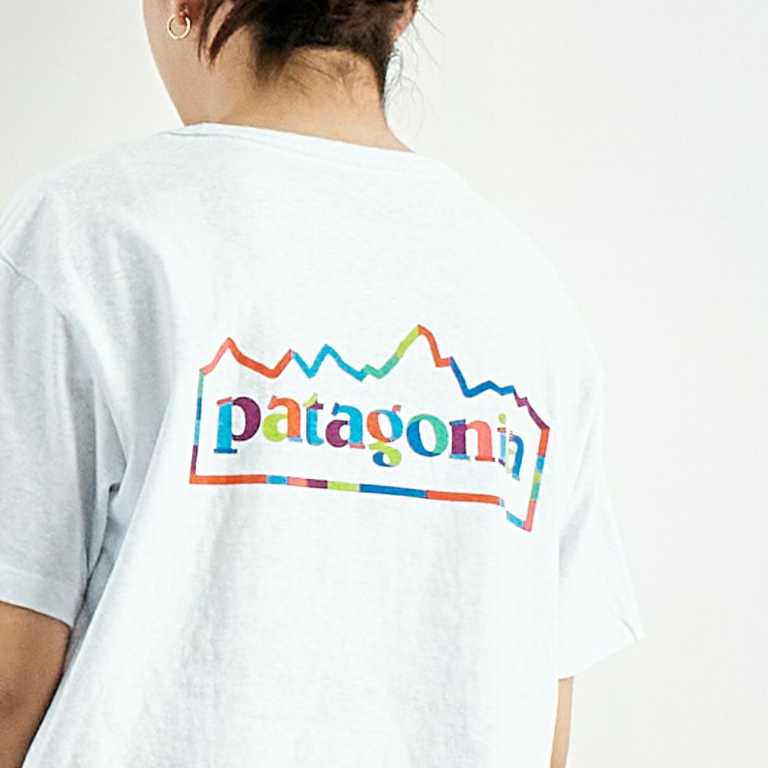patagonia [パタゴニア] ウィメンズ ユニティフィッツ イージーカットレスポンシビリTシャツ [37769] WHI &&モデル身長：167cm 着用サイズ：S&&