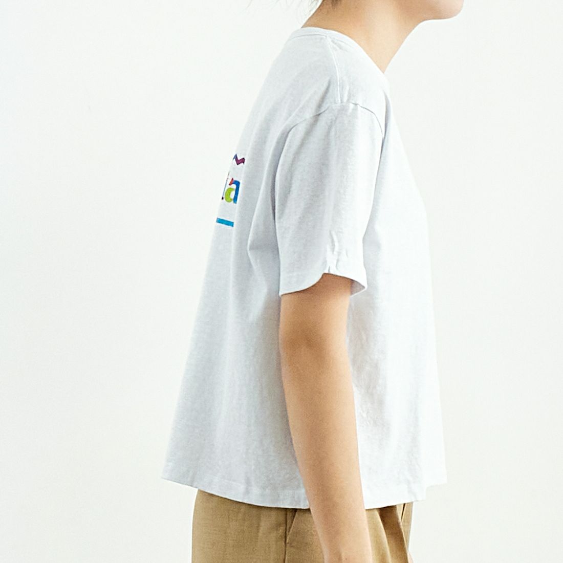 patagonia [パタゴニア] ウィメンズ ユニティフィッツ イージーカットレスポンシビリTシャツ [37769] WHI &&モデル身長：167cm 着用サイズ：S&&