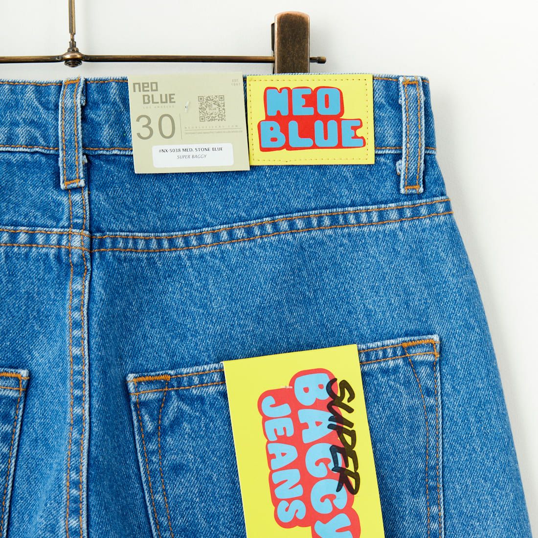 NEO BLUE [ネオブルー] スーパーバギージーンズ [SUPER-BAGGY-JEANS] MD STONE