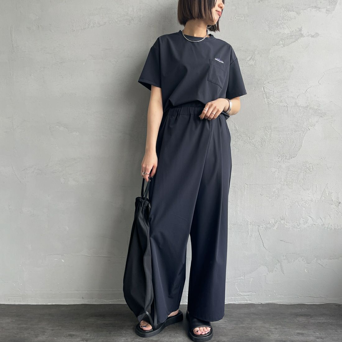 NAVY&&モデル身長：160cm 着用サイズ：F&&