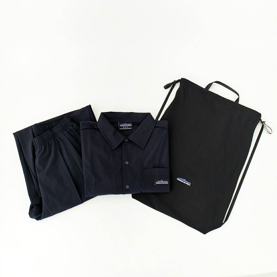 THOUSAND MILE [サウザンド マイル] 別注 サマーバケーション ワイドパンツセットアップ [TM251NP50942-JF] NAVY