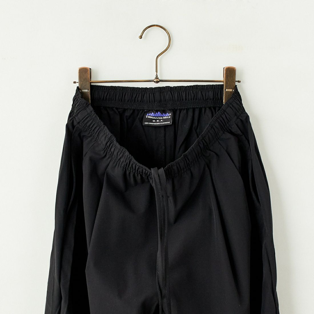 THOUSAND MILE [サウザンド マイル] 別注 サマーバケーション ワイドパンツセットアップ [TM251NP50942-JF] BLACK