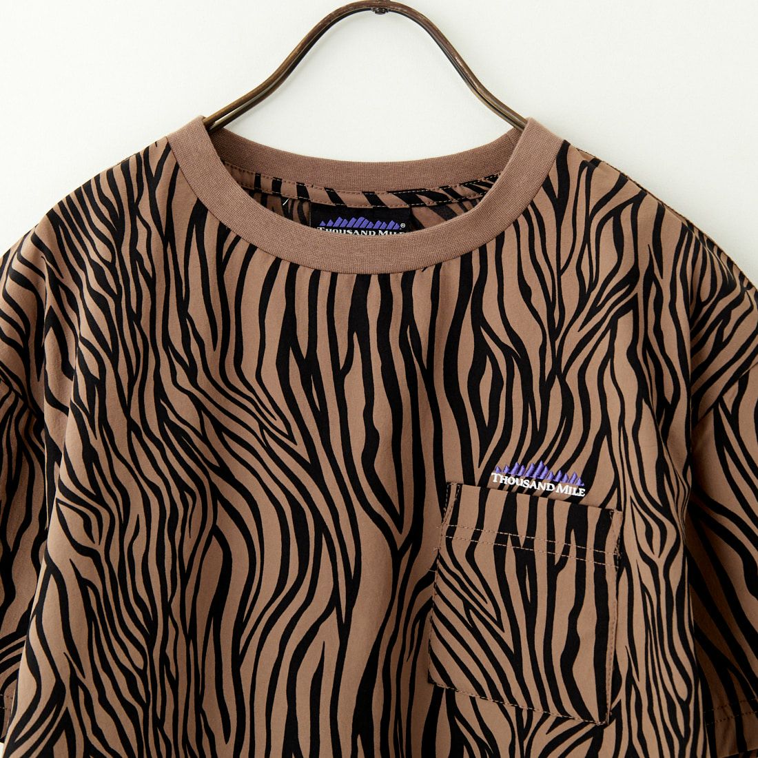 THOUSAND MILE [サウザンド マイル] 別注 ゼブラ柄 サマーバケーション ラップパンツセットアップ [TM251QP50952-JF] ZEBRA