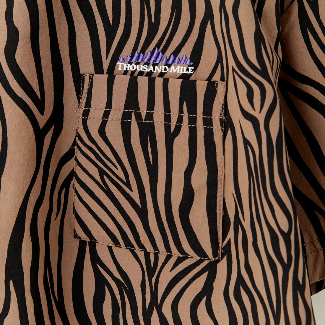 THOUSAND MILE [サウザンド マイル] 別注 ゼブラ柄 サマーバケーション ラップパンツセットアップ [TM251QP50952-JF] ZEBRA