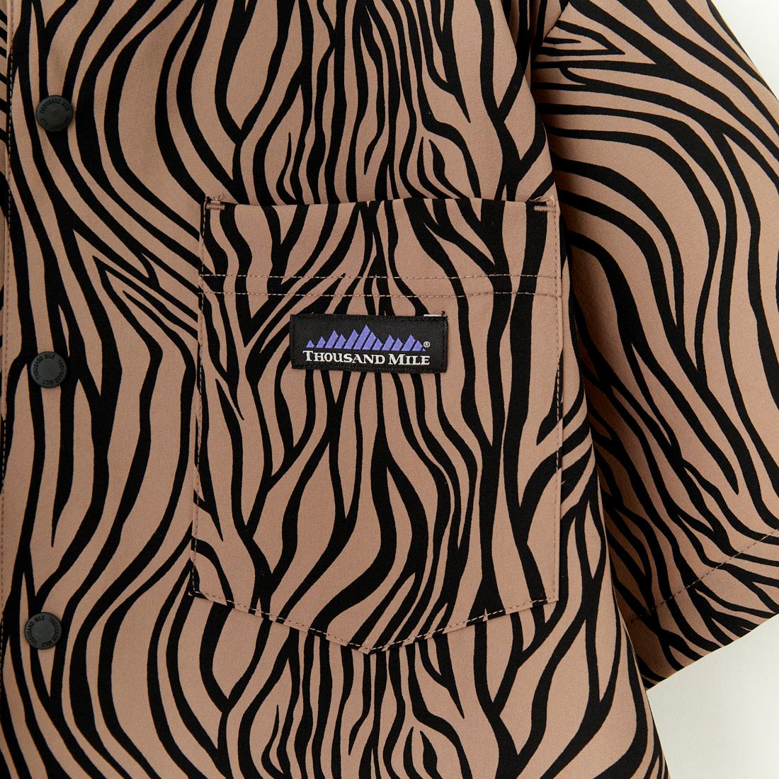 THOUSAND MILE [サウザンド マイル] 別注 ゼブラ柄 サマーバケーション ワイドパンツセットアップ [TM251QP50942-JF] ZEBRA