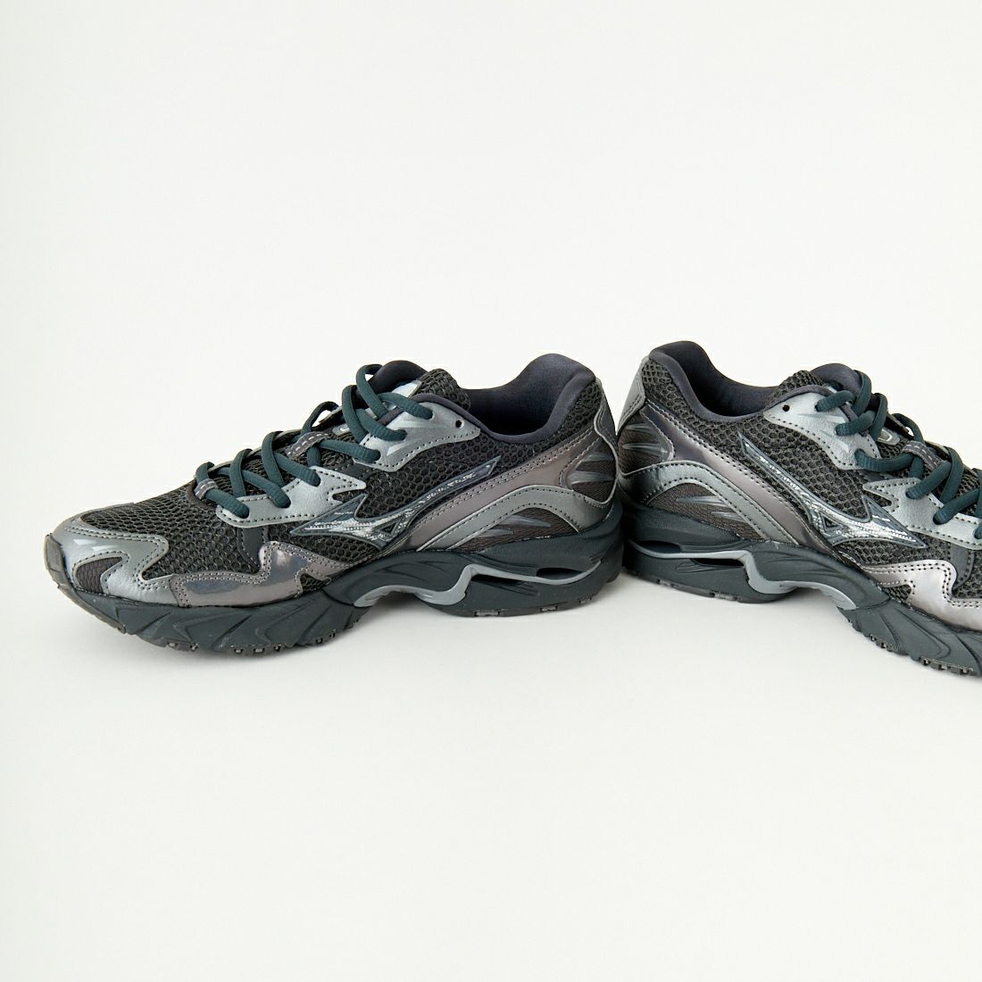 MIZUNO [ミズノ] WAVE RIDER 10 スニーカー [D1GA2431] 08 ﾌﾞﾗｯｸ/ﾌ