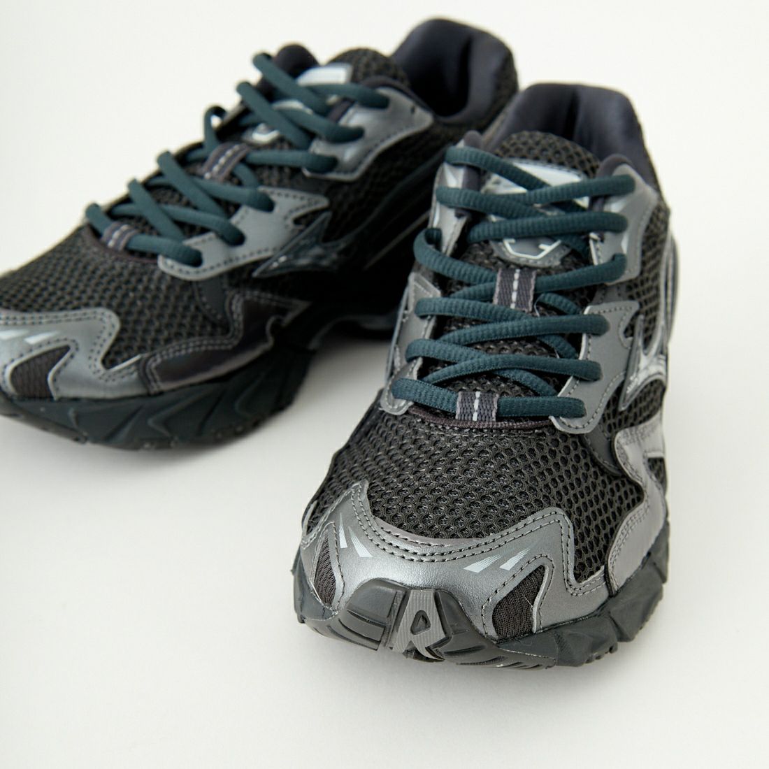 MIZUNO [ミズノ] WAVE RIDER 10 スニーカー [D1GA2431] 08 ﾌﾞﾗｯｸ/ﾌ