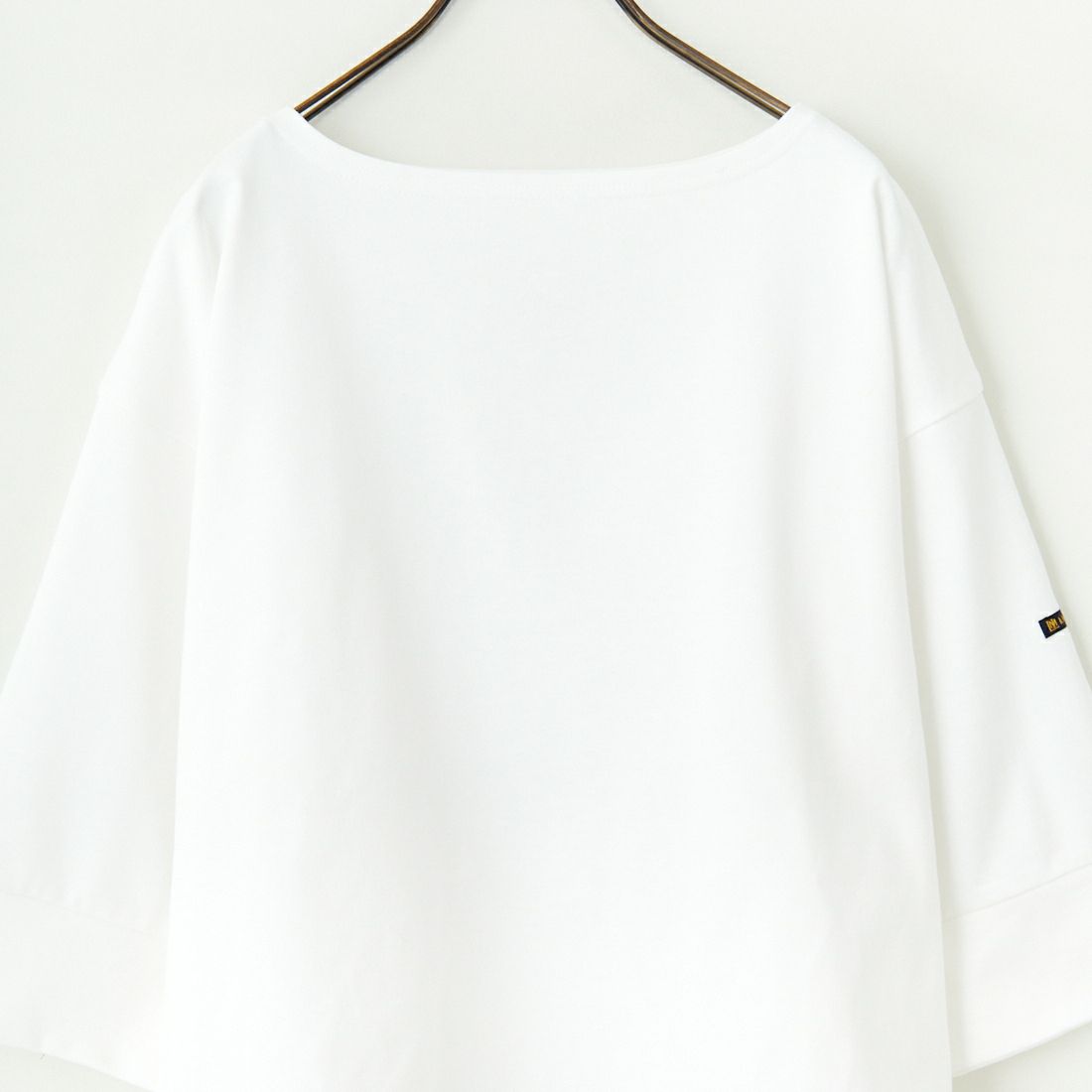 KHA:KI [カーキ] バックヘムライン バスクシャツ [MIL25HCS3431] WHITE/YEL