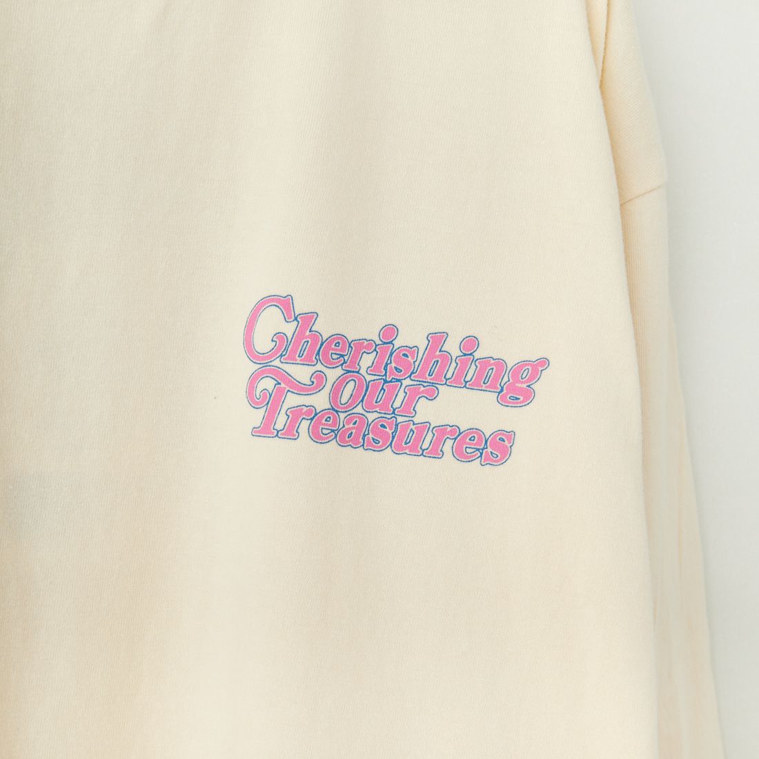KHA:KI [カーキ] 7分袖Tシャツ [MIL25HCS3437] ECRU