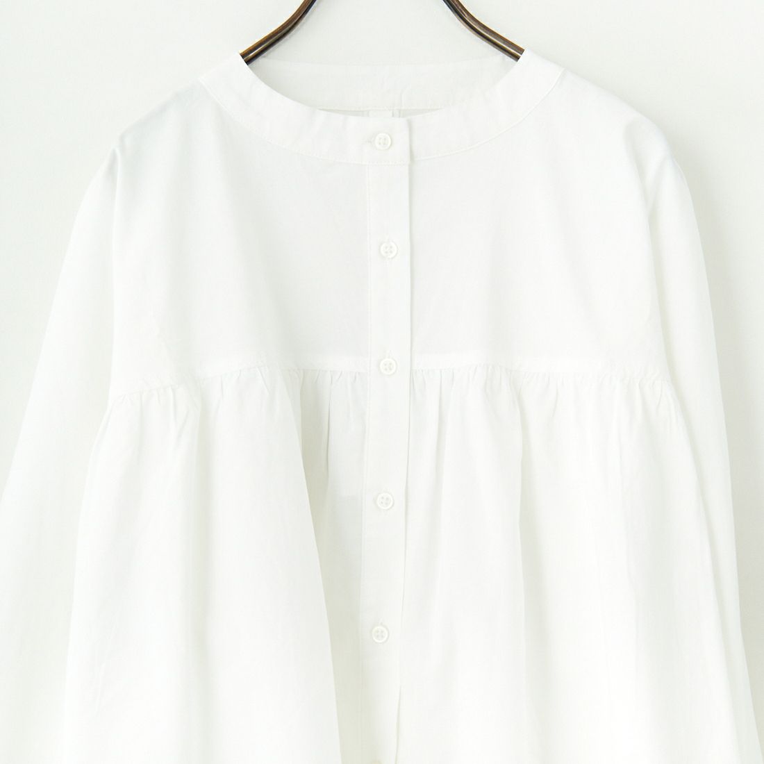 Kelen [ケレン] ギャザーデザインブラウス [LKL25HBL2201] OFF WHITE