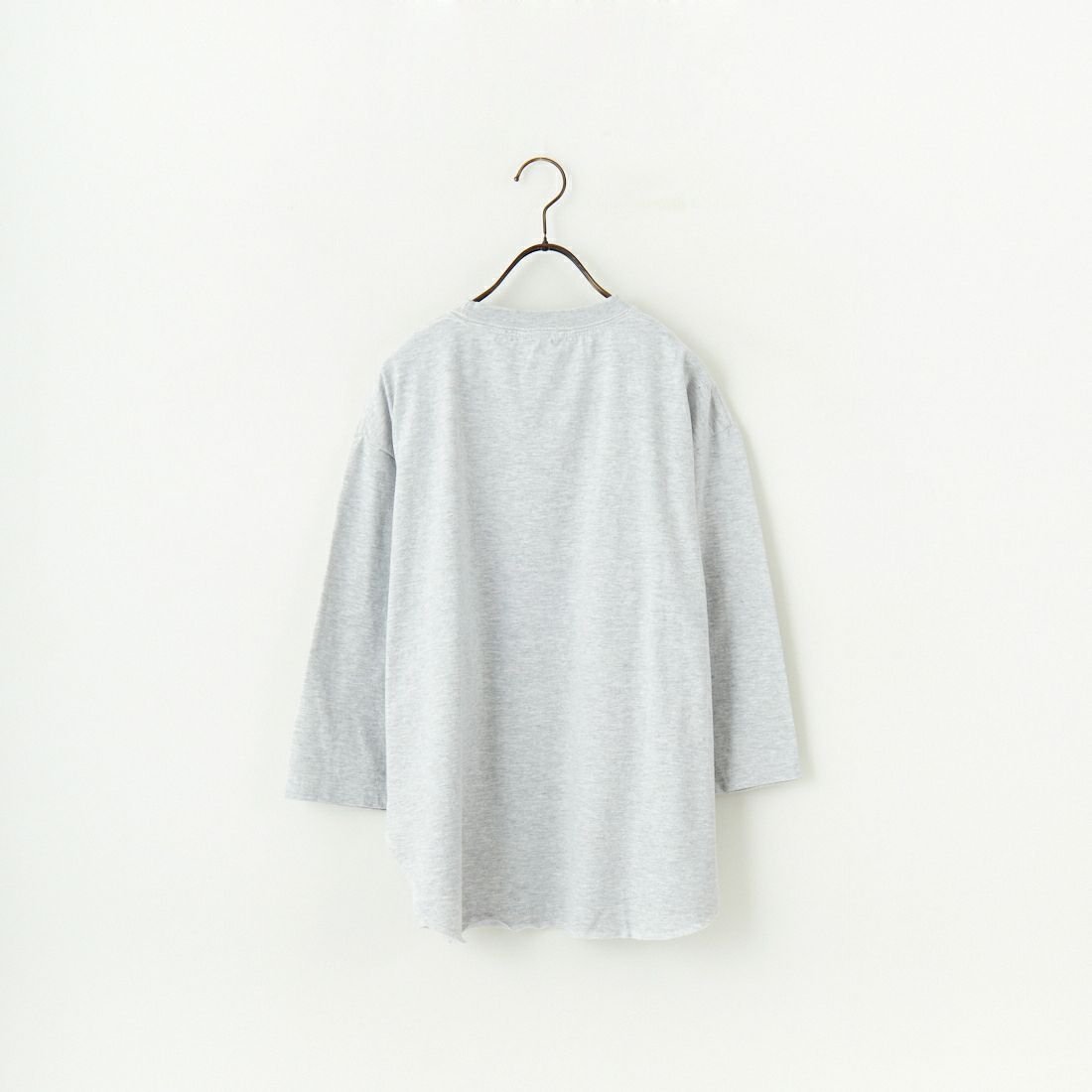 KHA:KI [カーキ] 7分袖Tシャツ [MIL25HCS3436] ASH GRAY