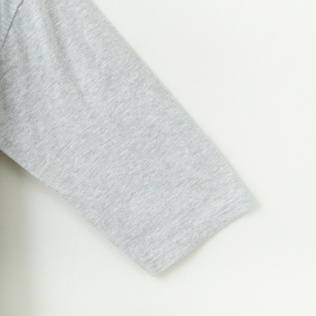 KHA:KI [カーキ] 7分袖Tシャツ [MIL25HCS3436] ASH GRAY