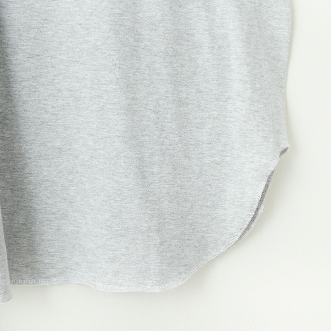 KHA:KI [カーキ] 7分袖Tシャツ [MIL25HCS3436] ASH GRAY