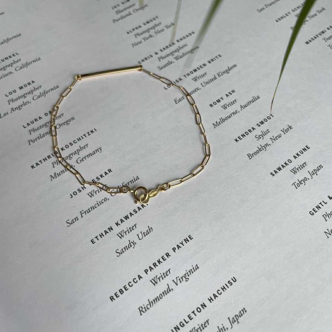 EO [イオ] ブレスレット [EO24SS-30] GOLD