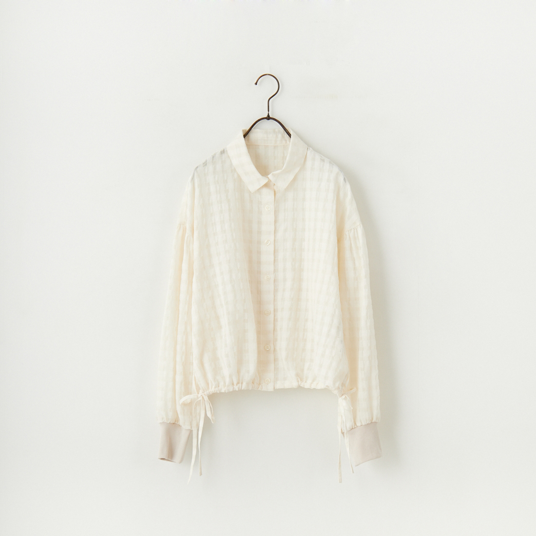 送料無料】 STELLA CIFFON ステラシフォン シアーサッカーチェック  