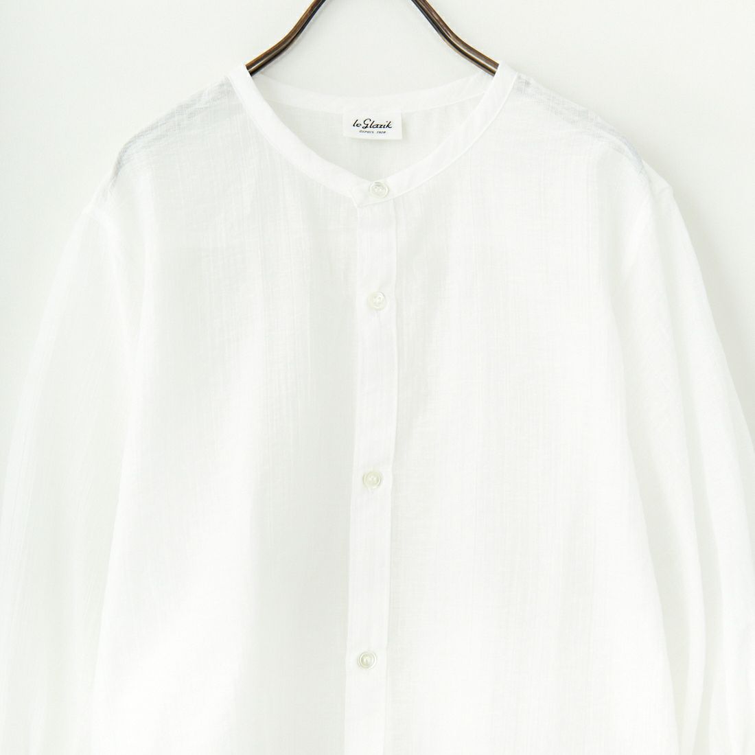 le glazik [ルグラジック] カラーレスシャツ [LG-B0384CNS] OFF WHITE