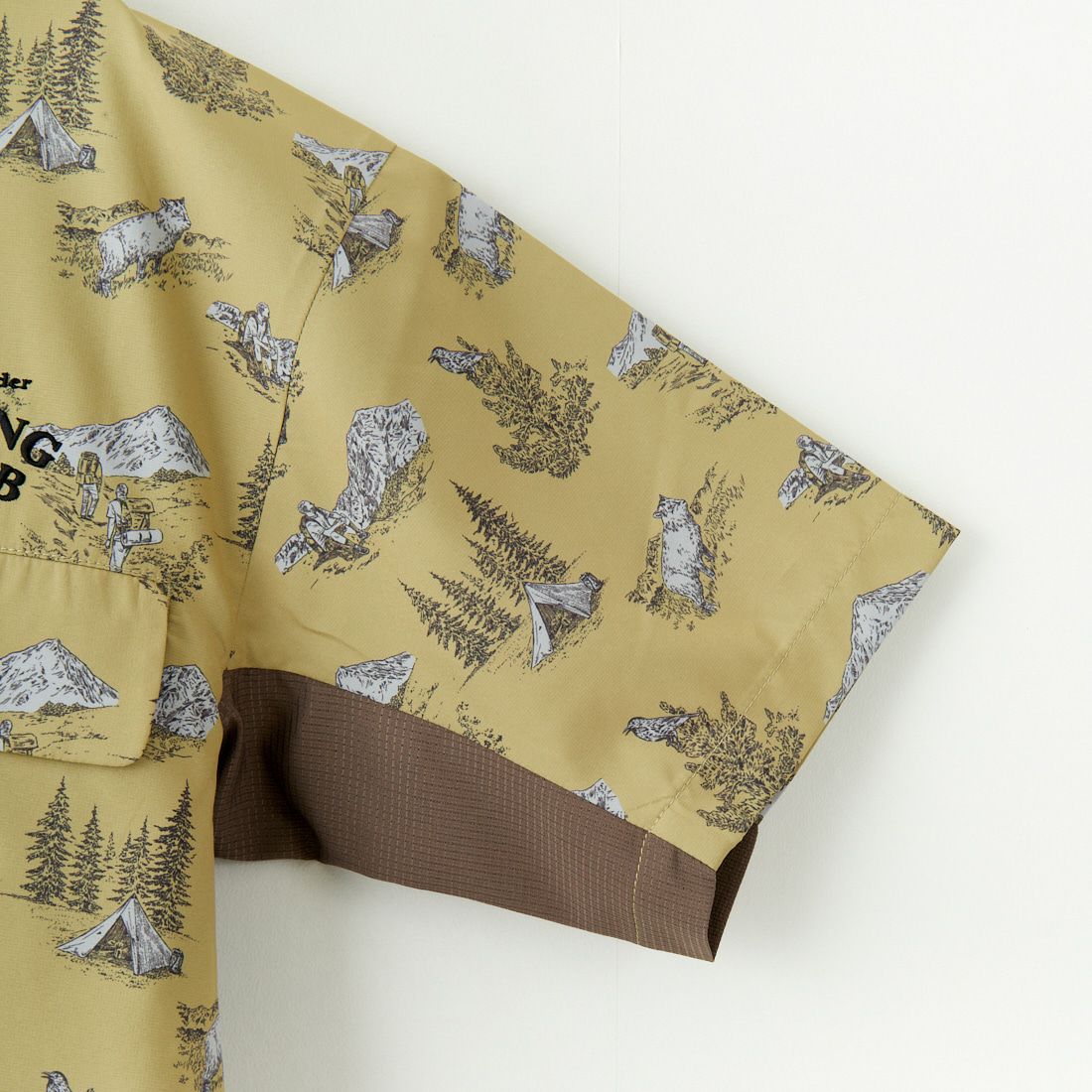 and wander [アンドワンダー] ハイキングクラブ テックシャツ [5745153051] BEIGE