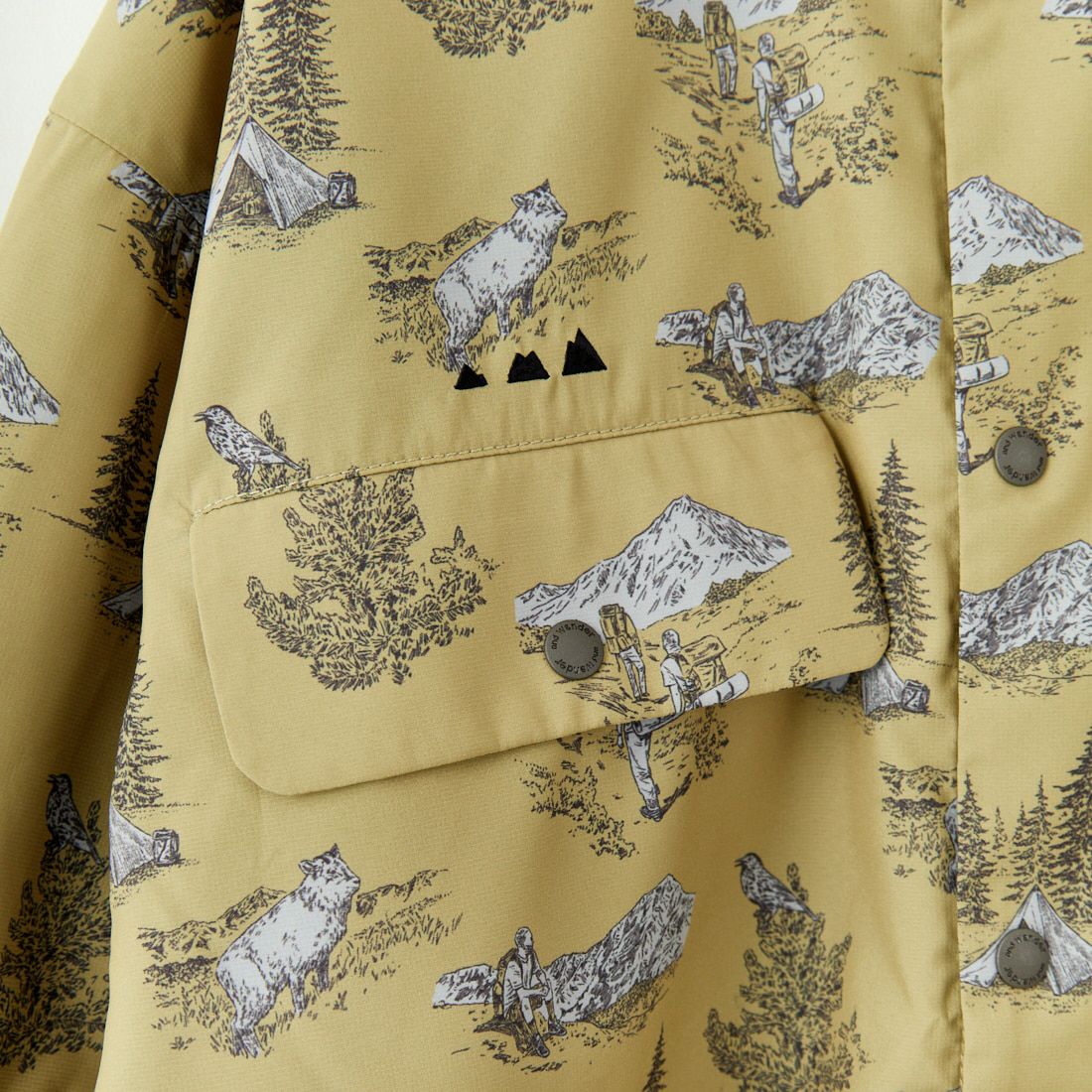 and wander [アンドワンダー] ハイキングクラブ テックシャツ [5745153051] BEIGE