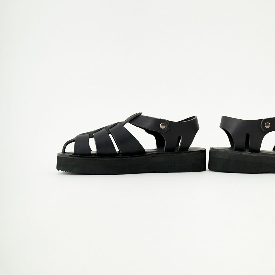 Organic handloom [オーガニックハンドルーム] GURKHA PLATFORM グルカ プラットフォーム [GURKHA-PLATFORM] ﾌﾞﾗｯｸ