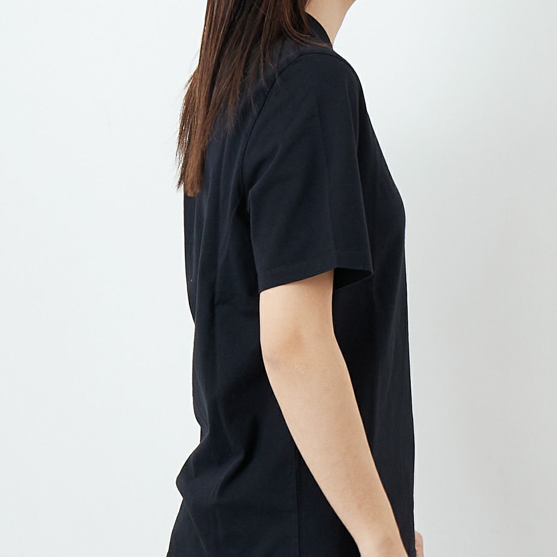 MAISON KITSUNE [メゾン キツネ] フォックスヘッド パッチ レギュラー Tシャツ [LM00104KJ0008] P199 BLK
