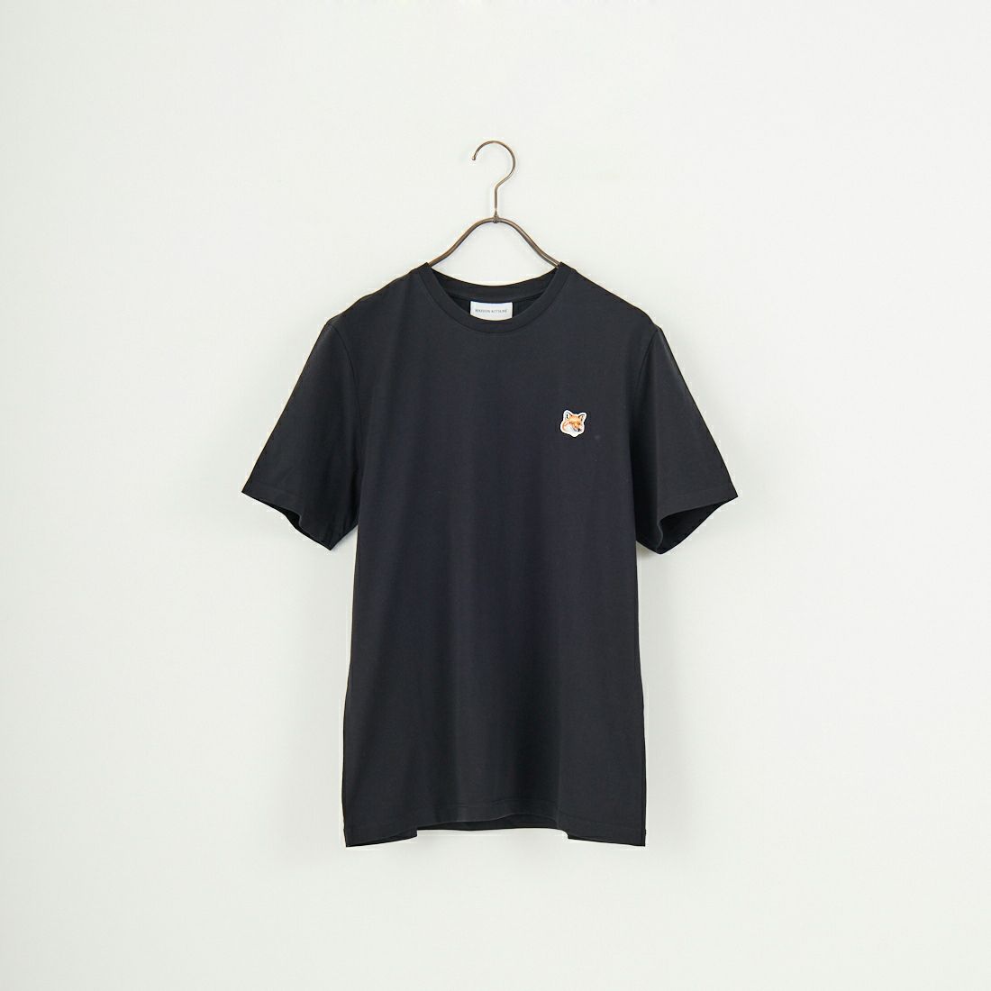 MAISON KITSUNE [メゾン キツネ] フォックスヘッド パッチ レギュラー Tシャツ [LM00104KJ0008] P199 BLK