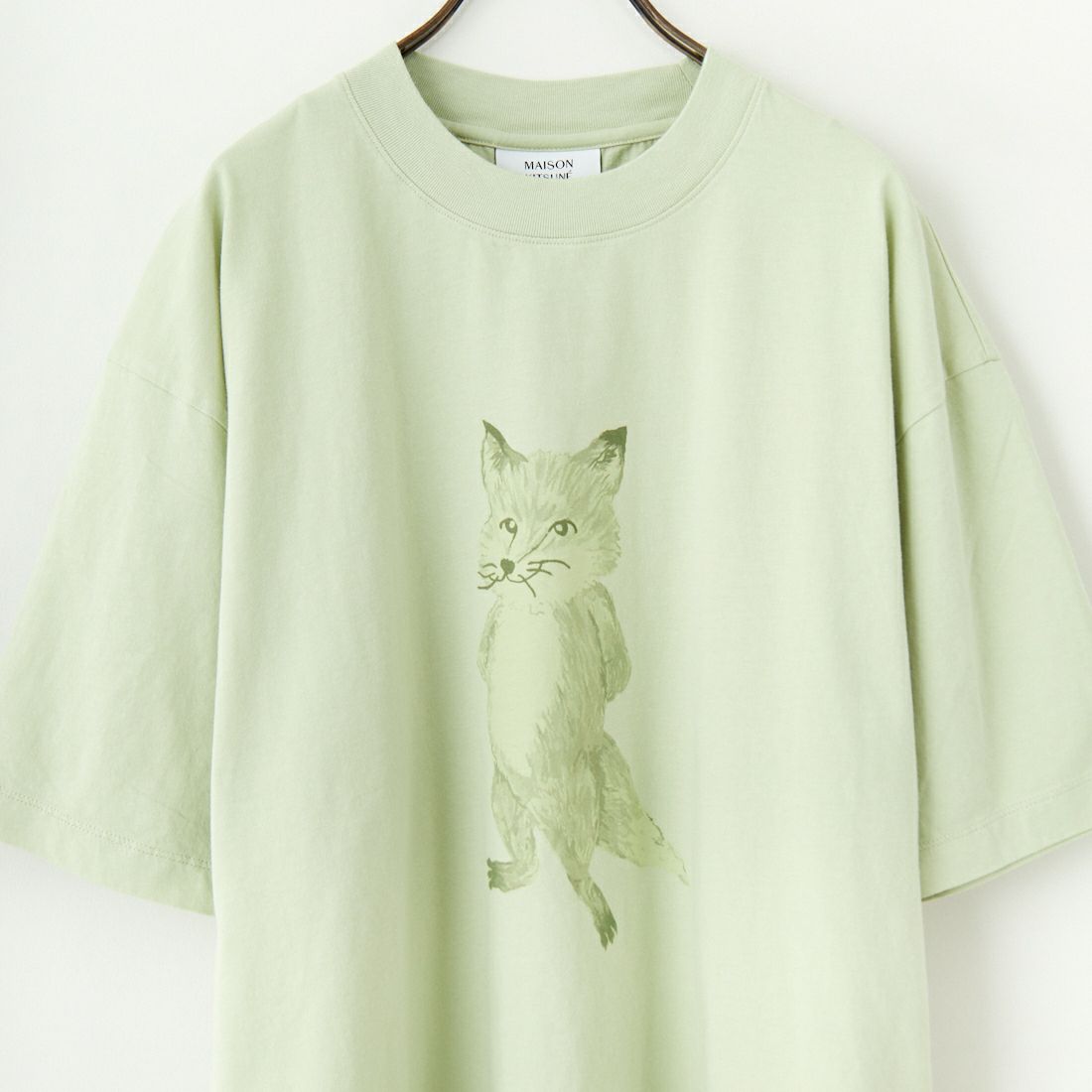 MAISON KITSUNE [メゾン キツネ] レディーフォックス ボクシーTシャツ [OW00119KJ0008] 0171 LAURE