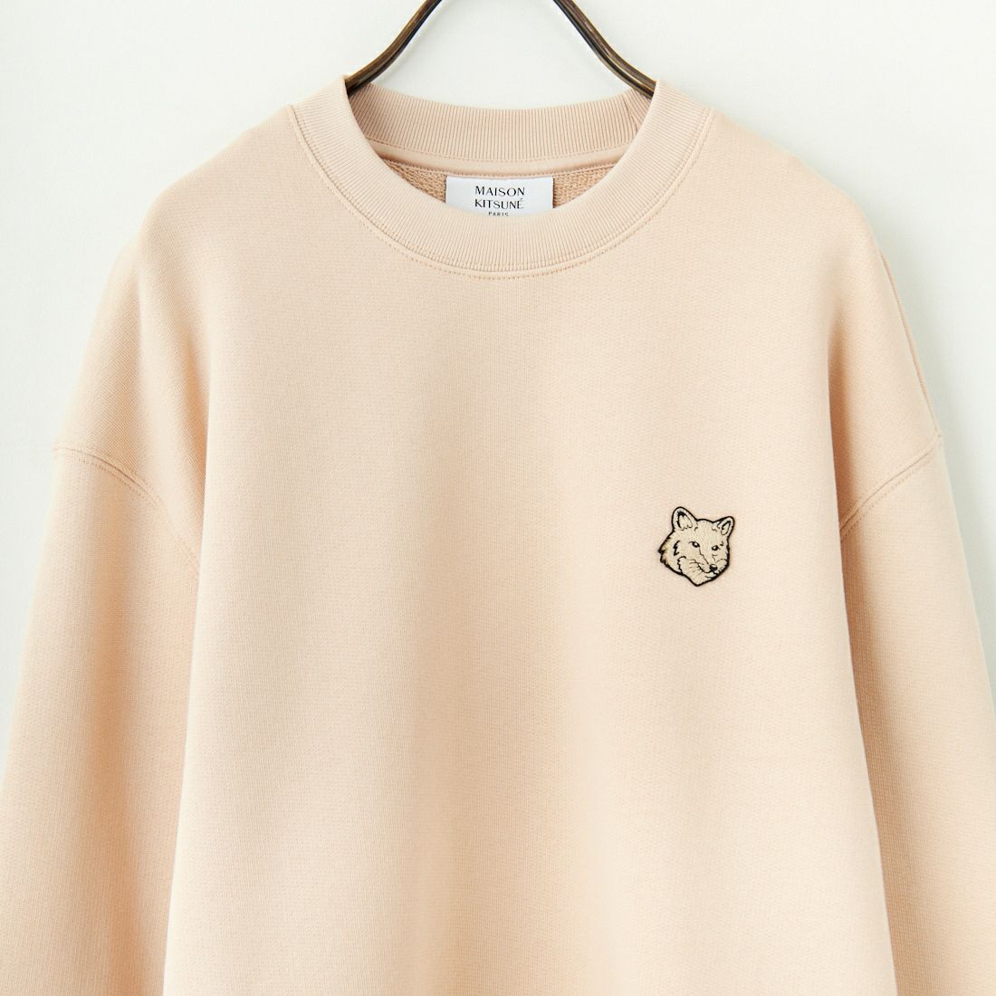 MAISON KITSUNE [メゾン キツネ] ボールドフォックスヘッドパッチ コンフォートスウェット [MM00316KM0321] P213 SMOKE