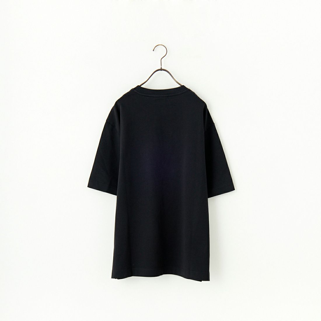 MAISON KITSUNE [メゾン キツネ] エンブロイダリー オーバーサイズTシャツ [OM00122KJ0119] P199 BLACK